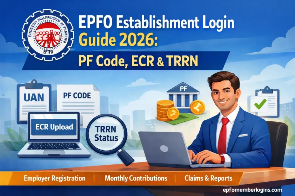 EPFO Establishment Login