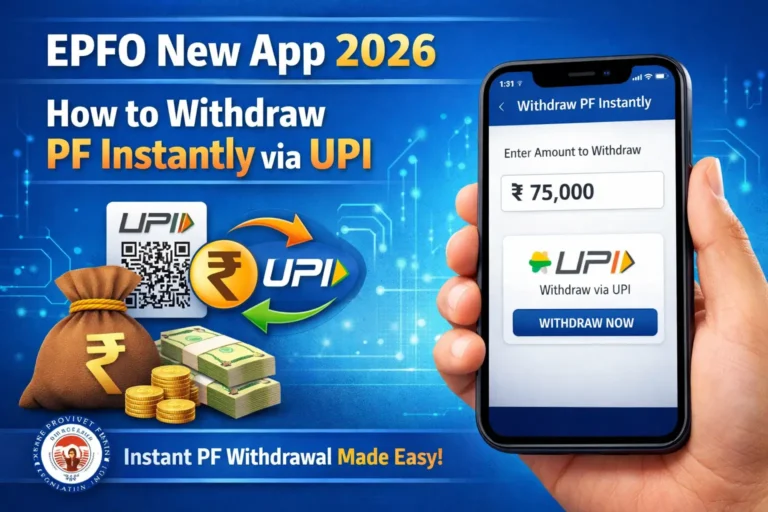 EPFO 3.0 New App 2026 | How to Withdraw PF via UPI