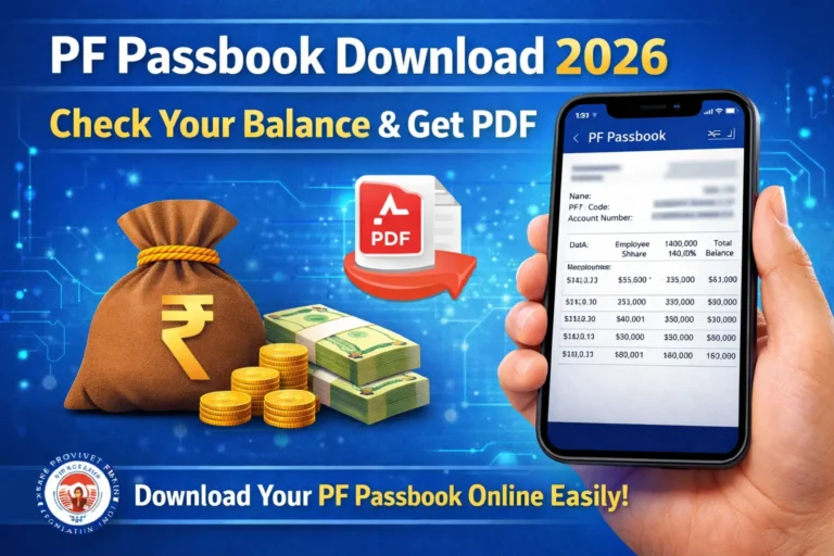 PF Passbook Download 2026 | Check Your Balance & Get PDF