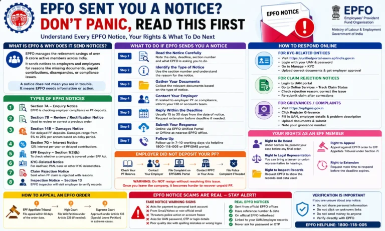 EPFO Sent You a Notice? Don’t Panic, Read This First